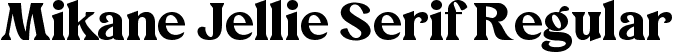 Mikane Jellie Serif Regular font - Mikane-Jellie-Serif.otf