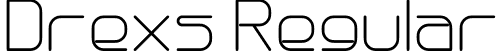 Drexs Regular font - Drexs.ttf