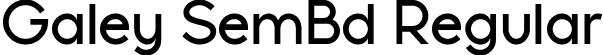 Galey SemBd Regular font - Prestigetype Studio - Galey Semi Bold.ttf