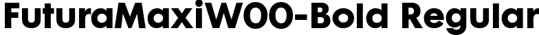 FuturaMaxiW00-Bold Regular font - FontsFree-Net-Futura-Maxi-W00-Bold.ttf