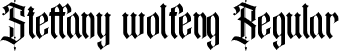Steffany wolfeng Regular font - SteffanyWolfengRegular-8MLw0.otf