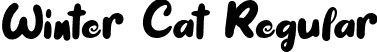 Winter Cat Regular font - WinterCat.otf