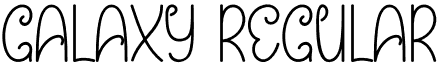 Galaxy Regular font - Galaxy.otf
