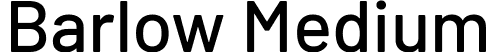 Barlow Medium font - Barlow-Medium.ttf
