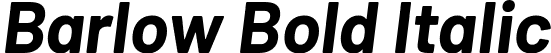 Barlow Bold Italic font - Barlow-BoldItalic.ttf