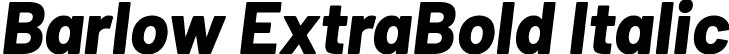 Barlow ExtraBold Italic font - Barlow-ExtraBoldItalic.ttf