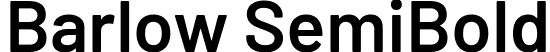 Barlow SemiBold font - Barlow-SemiBold.ttf
