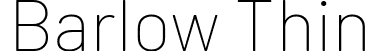 Barlow Thin font - Barlow-Thin.ttf