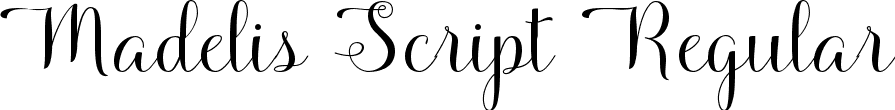 Madelis Script Regular font - MadelisScript.ttf