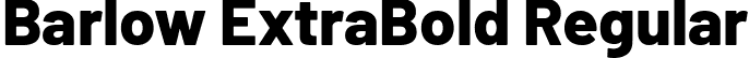 Barlow ExtraBold Regular font - Barlow-ExtraBold.ttf