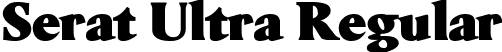 Serat Ultra Regular font - SeratUltra-1GE24.ttf