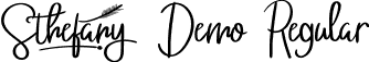 Sthefany Demo Regular font - SthefanyDemoRegular.ttf