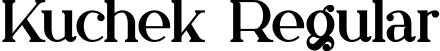 Kuchek Regular font - Kuchek-gx005.otf