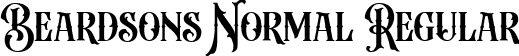 Beardsons Normal Regular font - BeardsonsNormal-rgmY8.ttf