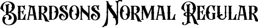 Beardsons Normal Regular font - BeardsonsNormal-YzJgy.otf