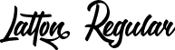 Latton Regular font - LattonRegular-VG0rz.otf