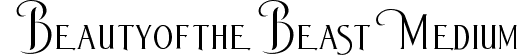 BeautyoftheBeast Medium font - Beauty_and_the_beast.ttf
