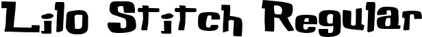 Lilo Stitch Regular font - Lilo_Stitch.ttf