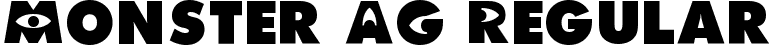 Monster AG Regular font - Monster.ttf