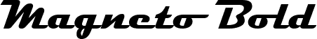Magneto Bold font - Cars.TTF