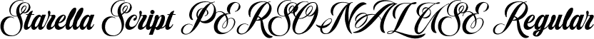 Starella Script PERSONAL USE Regular font - Cinderella.ttf