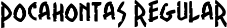 Pocahontas Regular font - Pocahontas.ttf