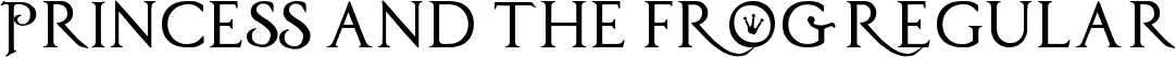PrincesS AND THE FROG Regular font - Princess_and_the-Frog.ttf