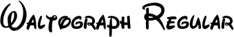 Waltograph Regular font - Waltograph42.otf