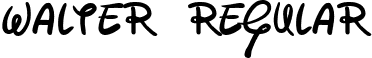 Walter Regular font - Walter.ttf