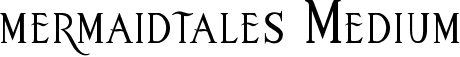 mermaidtales Medium font - Little_Mermaid.ttf