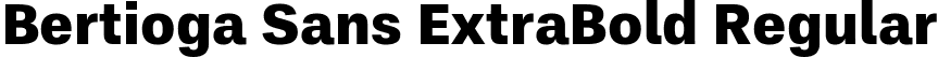 Bertioga Sans ExtraBold Regular font - BertiogaSans-ExtraBold.ttf