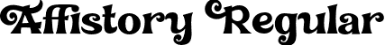 Affistory Regular font - Affistory-L3yO3.otf