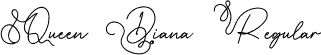 Queen Diana Regular font - QueenDiana.otf