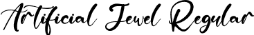 Artificial Jewel Regular font - Artificial Jewel.otf