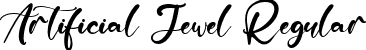 Artificial Jewel Regular font - Artificial Jewel.ttf