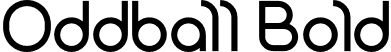 Oddball Bold font - Oddball-Bold.otf