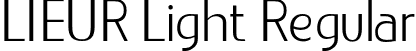 LIEUR Light Regular font - LIEUR-Light-PERSONAL USE ONLY.otf