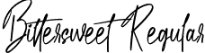 Bittersweet Regular font - Bittersweet.ttf