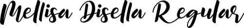 Mellisa Disella Regular font - Mellisa Disella.otf