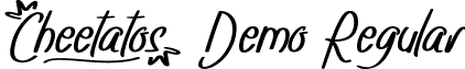 Cheetatos Demo Regular font - CheetatosDemoRegular.ttf