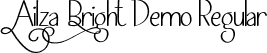 Ailza Bright Demo Regular font - AilzaBrightDemoRegular.ttf
