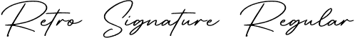 Retro Signature Regular font - RetroSignature-2ODoK.otf