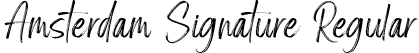 Amsterdam Signature Regular font - Amsterdam Signature.ttf