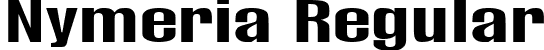 Nymeria Regular font - Nymeria-Regular.ttf