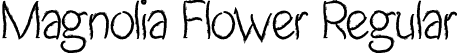 Magnolia Flower Regular font - Magnolia Flower.otf