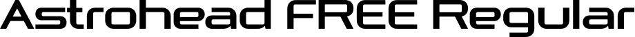 Astrohead FREE Regular font - AstroheadFREE.otf