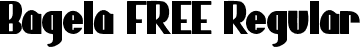 Bagela FREE Regular font - Bagela FREE.otf