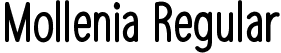 Mollenia Regular font - Mollenia.ttf