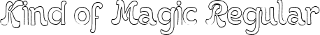 Kind of Magic Regular font - KindofMagic-Outlined-SVG.ttf