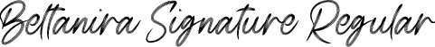 Beltanira Signature Regular font - Beltanira Signature.otf